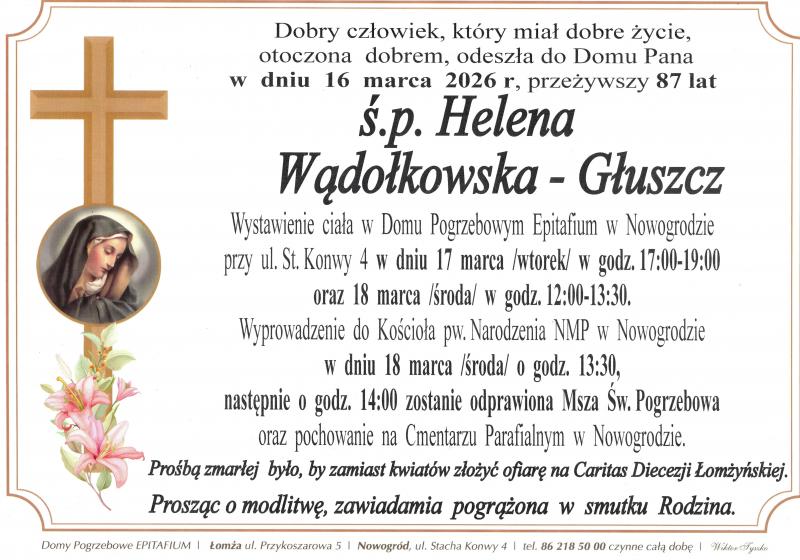 Helena  Wądołkowska-Głuszcz