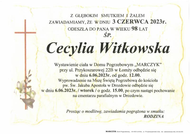 Cecylia Witkowska