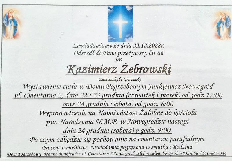 Kazmimierz Żebrowski