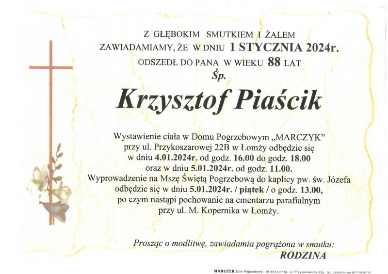Krzysztof Piaścik