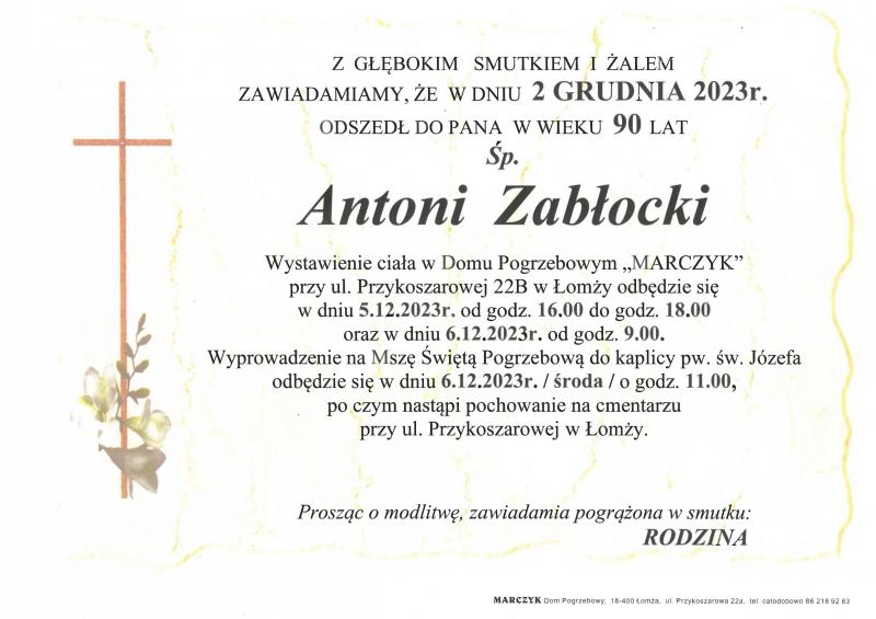 Antoni Zabłocki