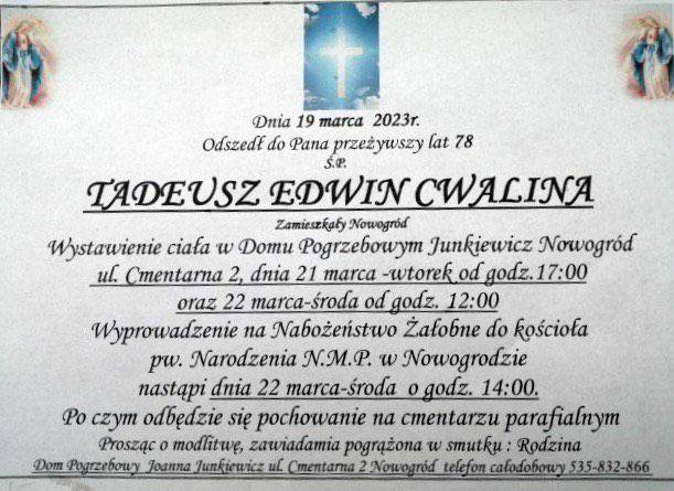 Tadeusz Edwin Cwalina