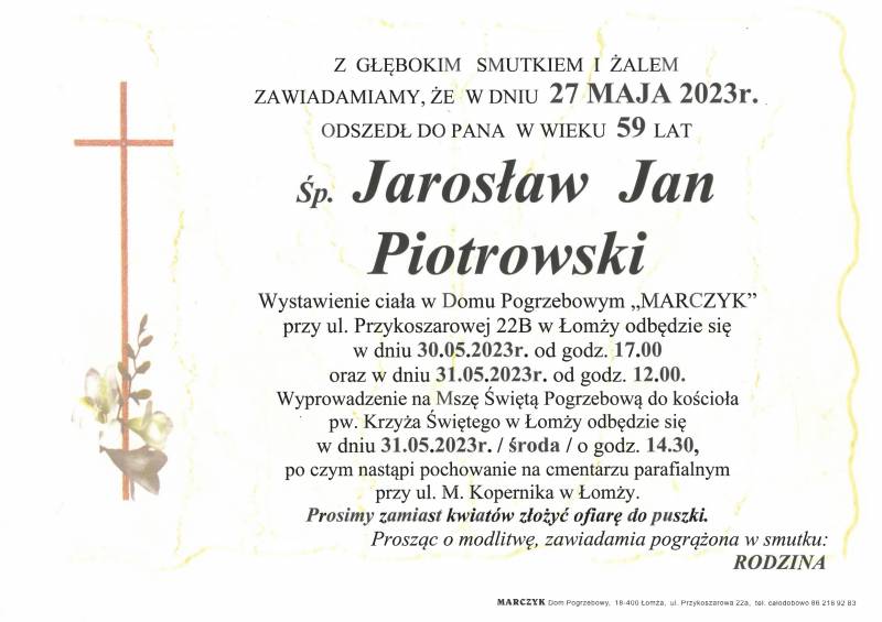 Jarosław Jan Piotrowski