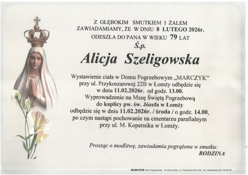 Alicja  Szeligowska
