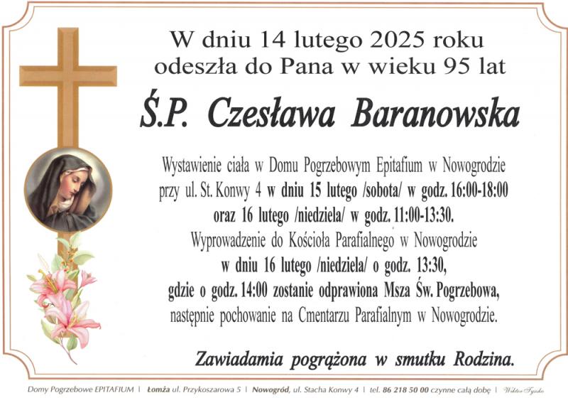 Czesława Baranowska