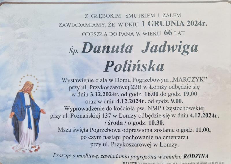 Danuta Jadwiga Polińska