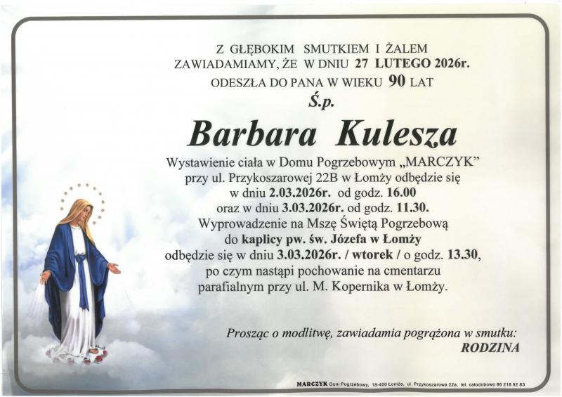 Barbara Kulesza