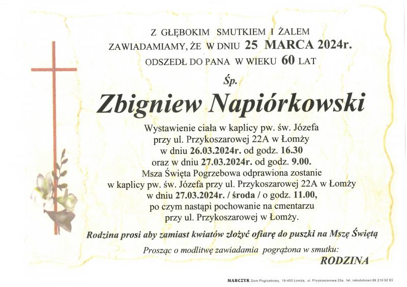 Zbigniew Napiórkowski