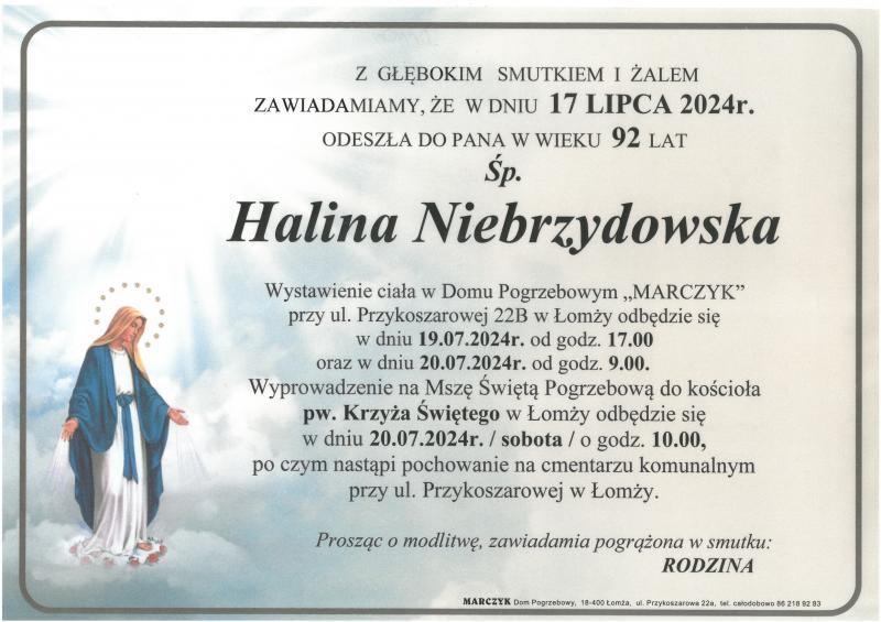 Halina Niebrzydowska