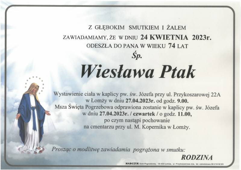 Wiesława Ptak