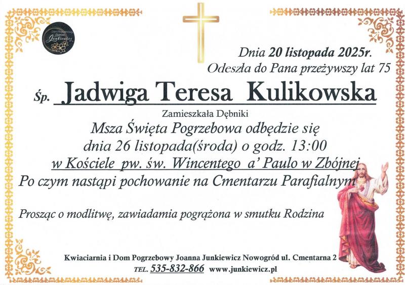 Jadwiga Teresa Kulikowska