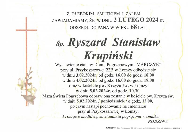 Ryszard Stanisław Krupiński