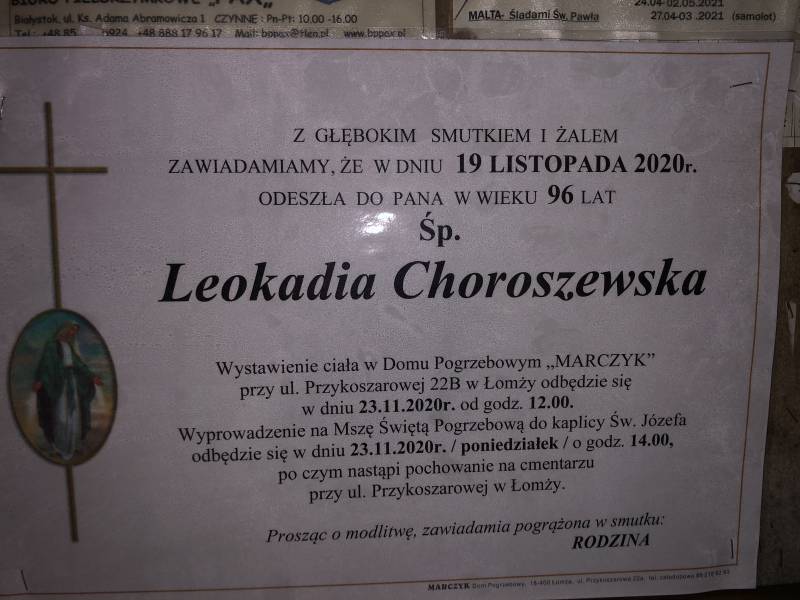 Leokadia Choroszewska