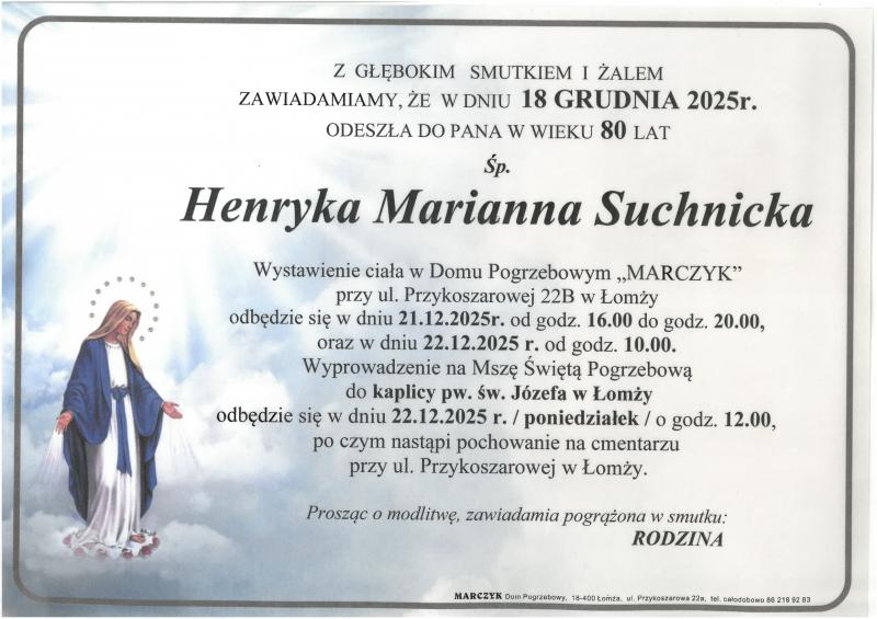 Henryka Marianna Suchnicka