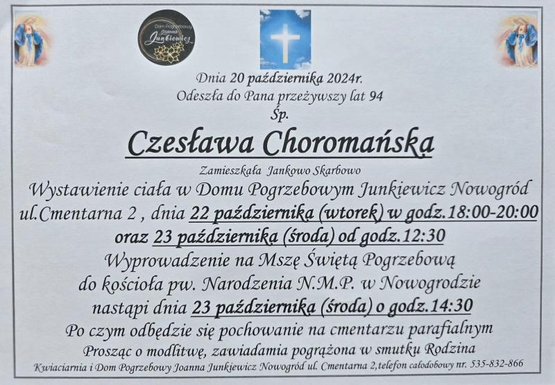 Czesława Choromańska