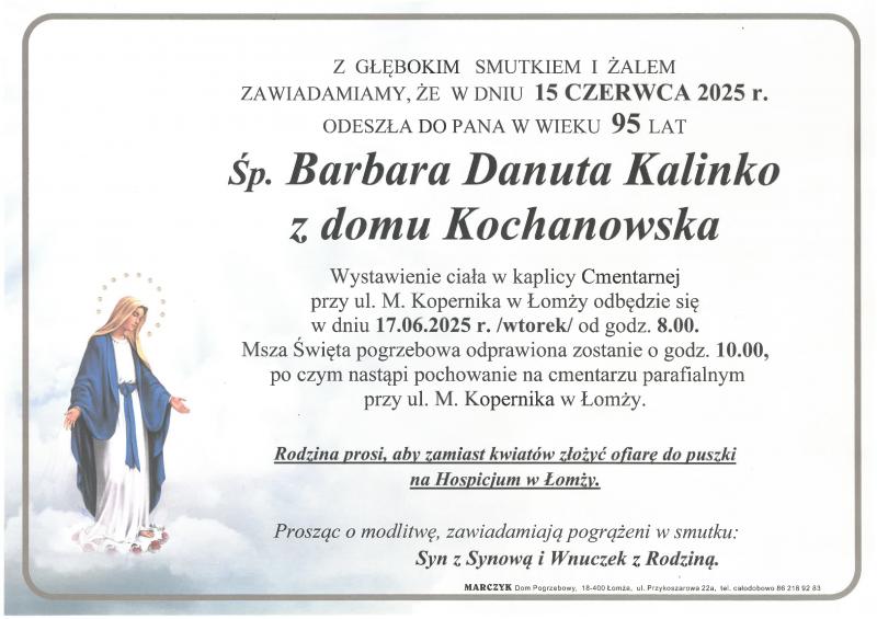 Barbara Danuta Kalinko