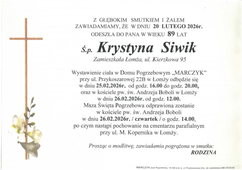 Krystyna  Siwik