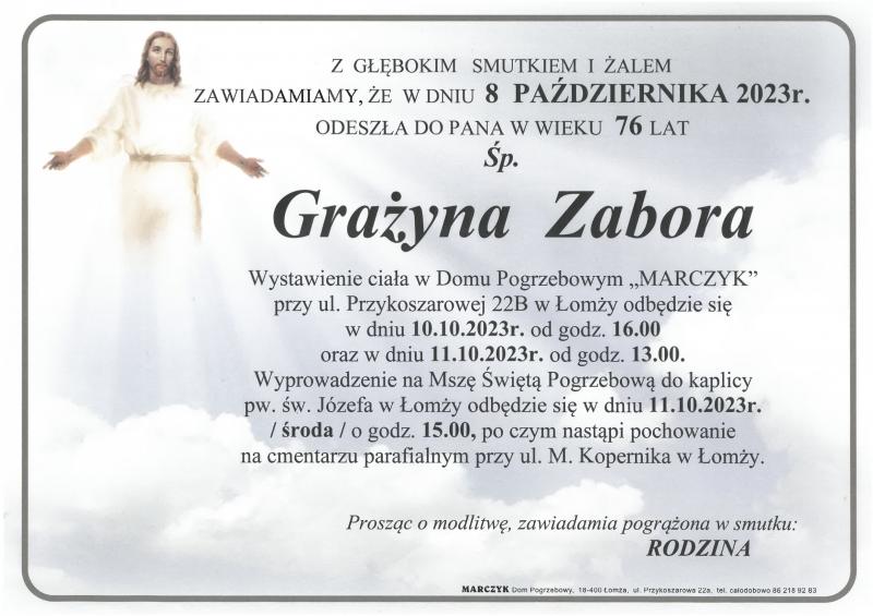 Grażyna Zabora