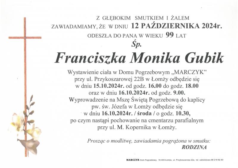 Franciszka Monika Gubik