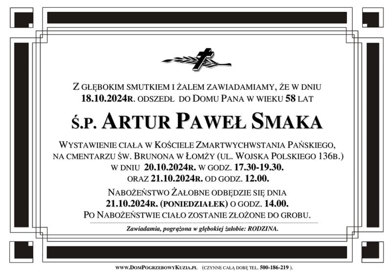 Artur Paweł Smaka