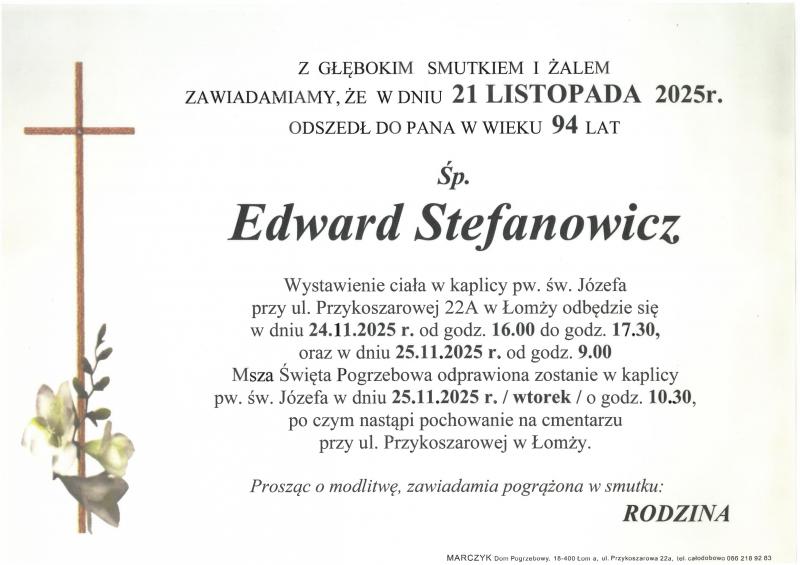 Edward Stefanowicz