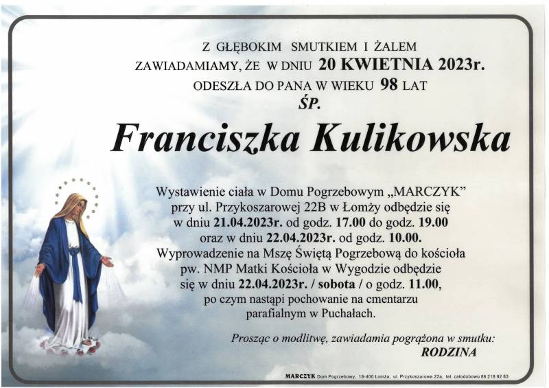 Franciszka Kulikowska