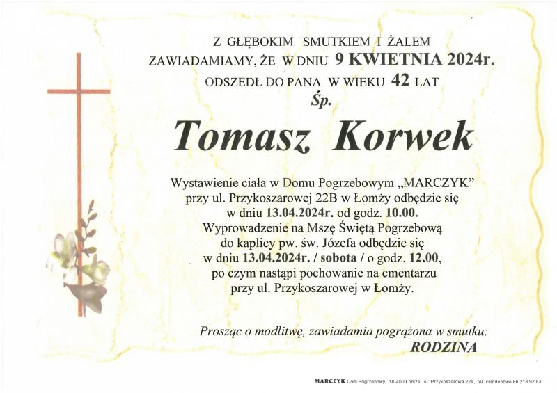 Tomasz  Korwek