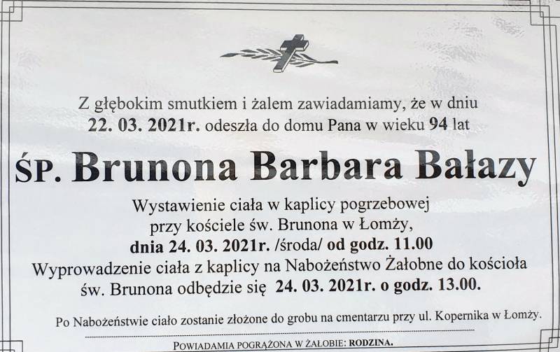 Brunona Barbara Bałazy