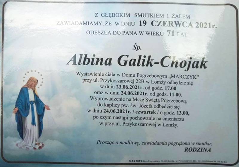 Albina Galik-Chojak
