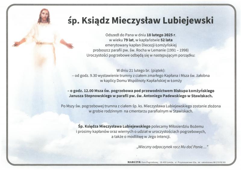 ks. Mieczysław Lubiejewski