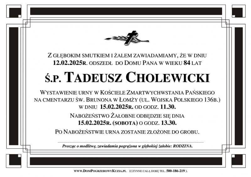 Tadeusz Cholewicki