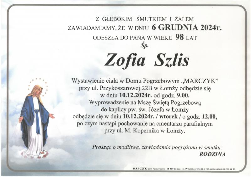 Zofia Szlis
