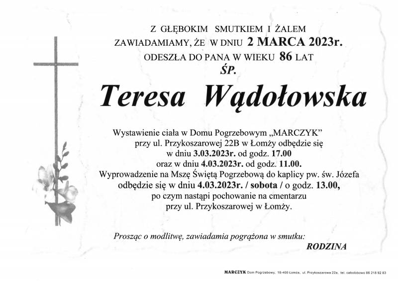 Teresa Wądołowska