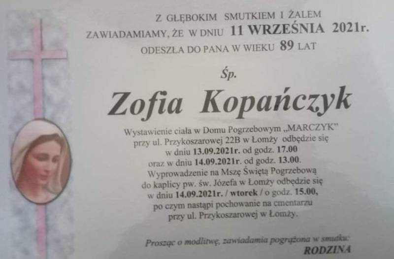Zofia  Kopańczyk