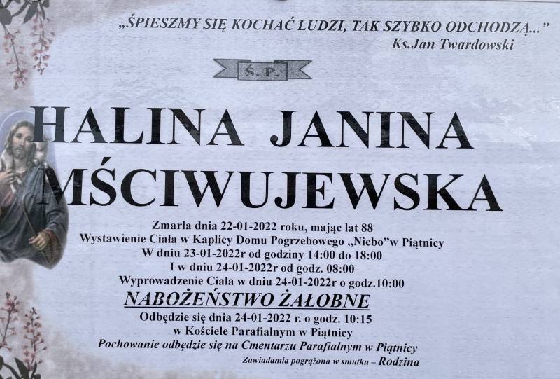 Halina Janina Mściwujewska