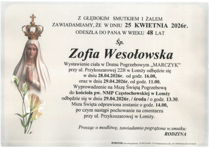 Zofia Wesołowska