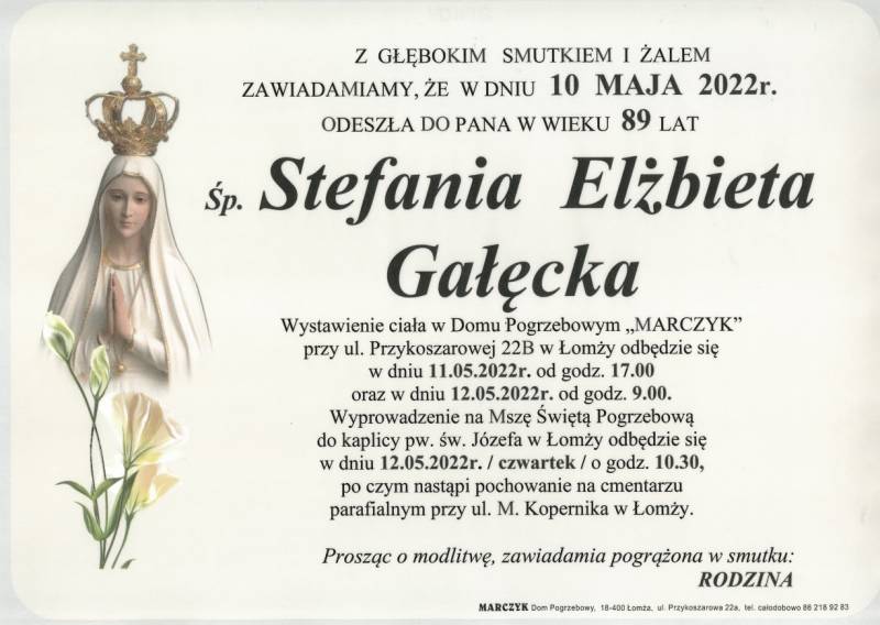Stefania Elżbieta Gałęcka