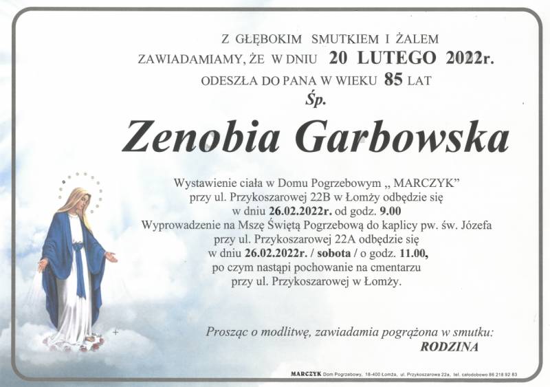 Zenobia  Garbowska