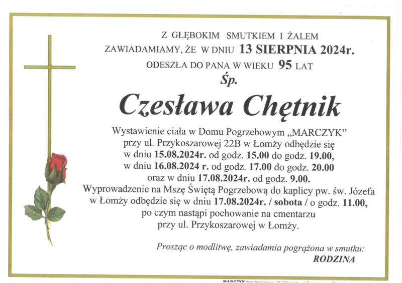 Czesława Chętnik