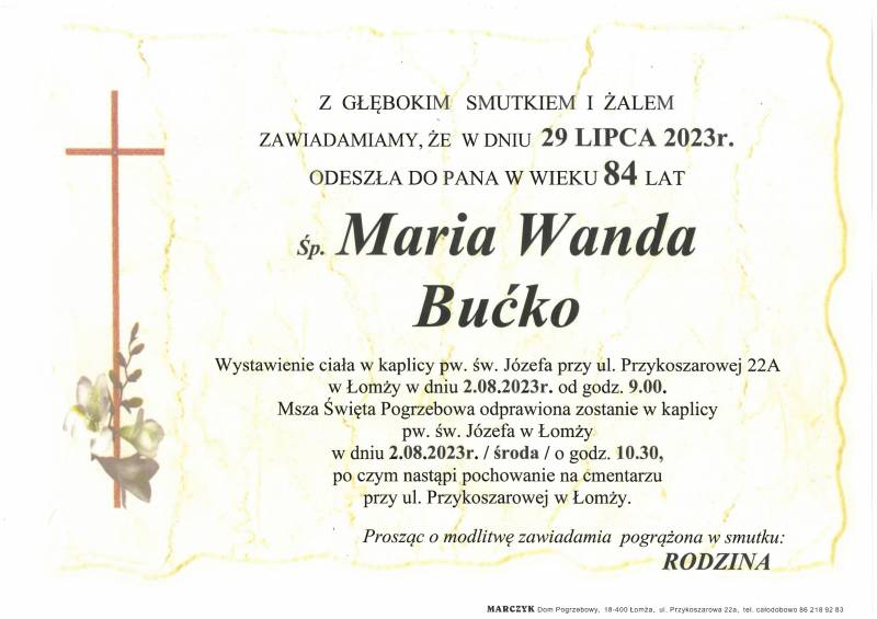 Maria Wanda Bućko