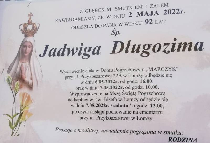 Jadwiga Długozima