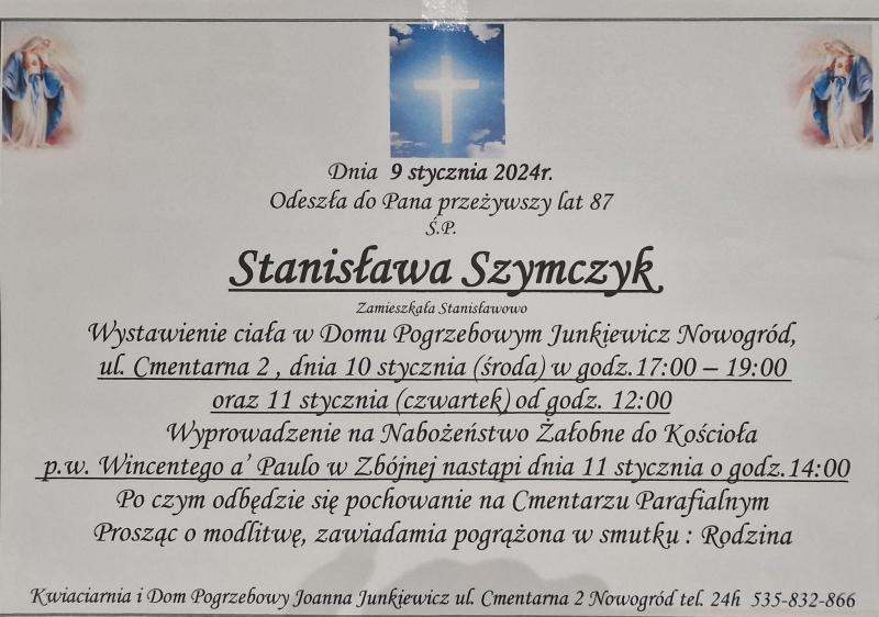Stanisława Szymczyk