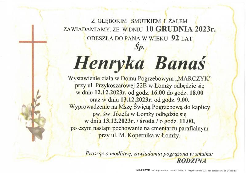 Henryka Banaś