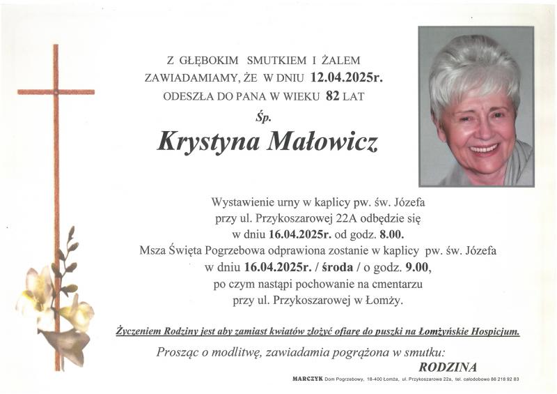 Krystyna Małowicz