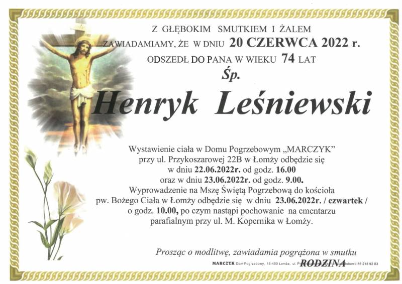 Henryk Leśniewski