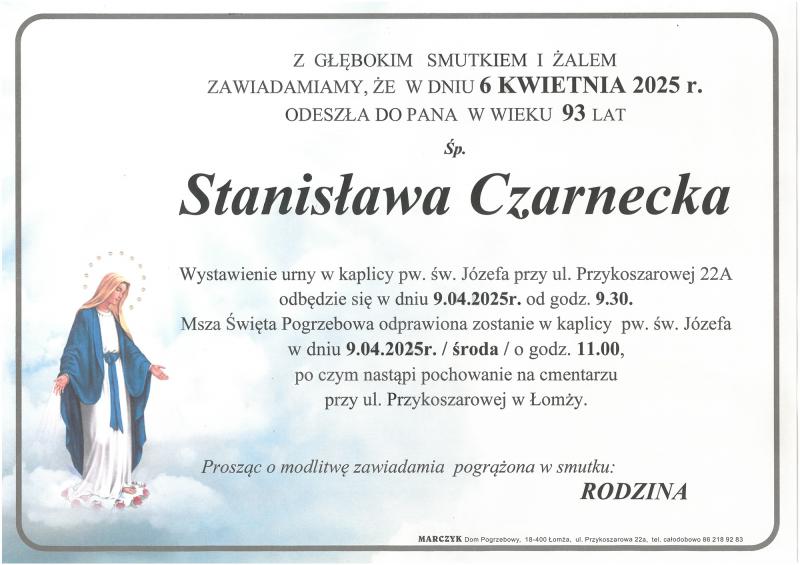 Stanisława  Czarnecka