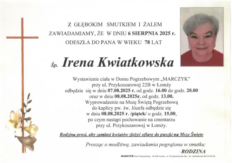 Irena Kwiatkowska