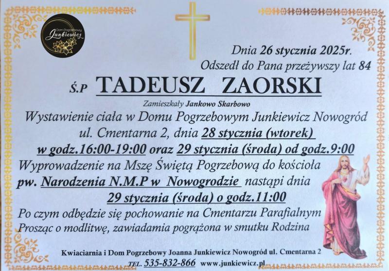 Tadeusz  Zaorski
