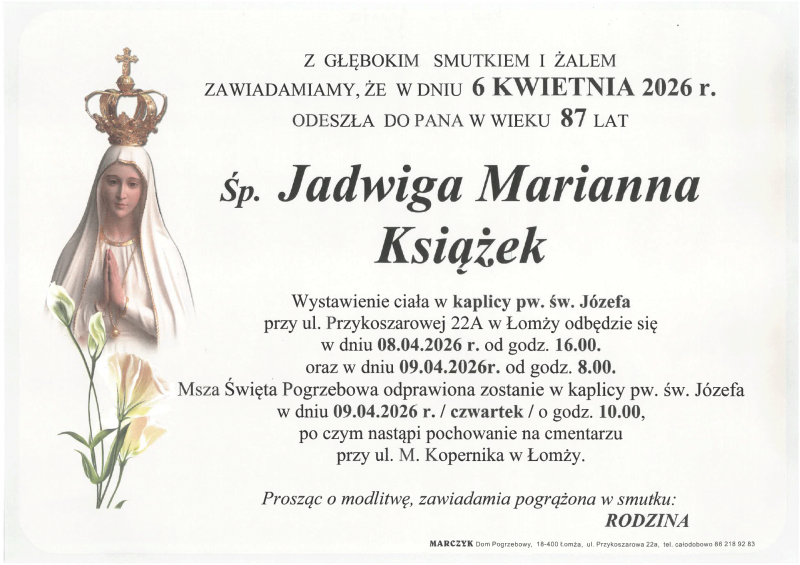 Jadwiga Marianna Książek