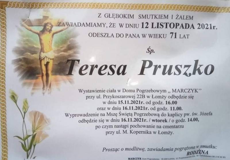 Teresa  Pruszko